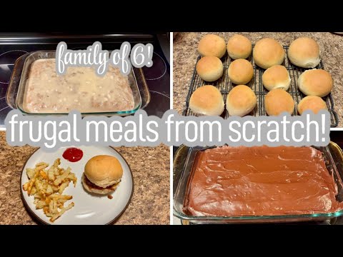 FROM SCRATCH FRUGAL MEALS FOR OUR FAMILY OF 6!