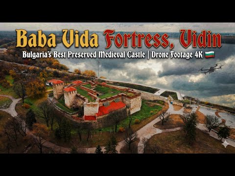 Baba Vida Fortress, Vidin 🇧🇬 | Bulgaria's Best Preserved Medieval Castle | Drone Footage 4K