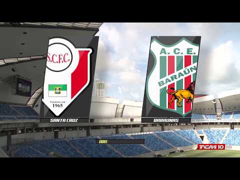 SANTA CRUZ 2x0 BARAÚNAS - CAMPEONATO POTIGUAR 2018 - 05.02.18