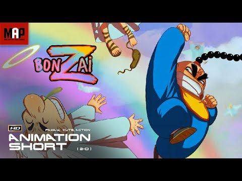 2D Animated Short Film “BONZAI” Kick Ass Action Animation by Daniel Atanassov
