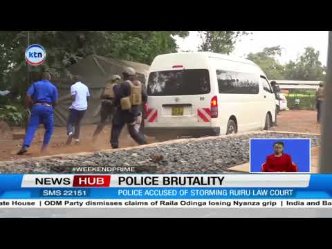 Kenyans stunned following police conduct outside Ruiriu courthouse after Peter Kinyanjui rearrest