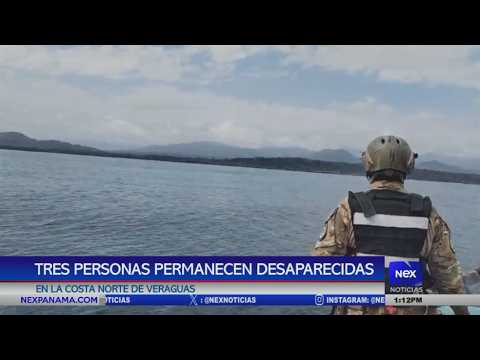 Tres personas permanecen desaparecidas en la Costa Norte de Veraguas
