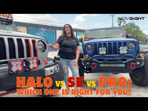 Off Road LED Lights Comparison: Novsight Halo, SE, or Pro? Find Your Best Fit!
