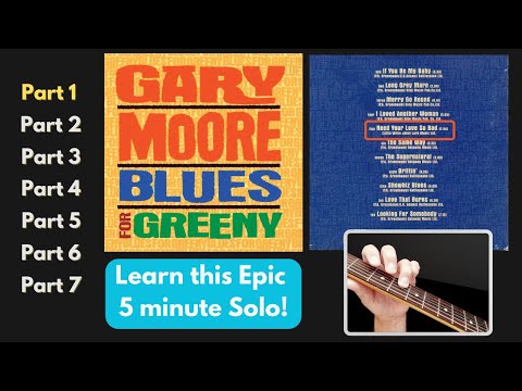 Part 1: How to play Need your Love so Bad - Outro Solo by Gary Moore - Live Version