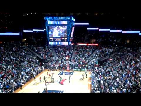 Tip-Off between the Atlanta Hawks and Boston Celtics on 3/19/12