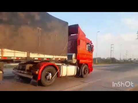 CAMIONES EN RUTA NAC. 158 Y CRUCE CON RUTA NAC. 19 , SAN FRANCISCO , CORDOBA , ARGENTINA , VIDEO 371