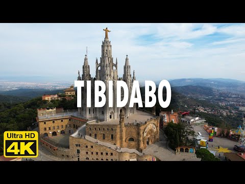 Tibidabo Barcelona Drone 4K