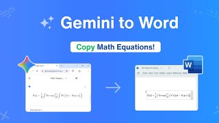 How to Copy &amp; Paste Math Equations from Gemini to Word (No Formatting Loss)