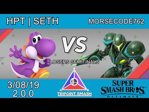 Tripoint Smash 51 - Losers Semifinals - HPT | Seth(Yoshi) Vs. Morsecode762(Dark Samus)