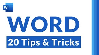 Top 20 Microsoft Word Tips and Tricks for 2021 // All the features you didn&#39;t know existed!