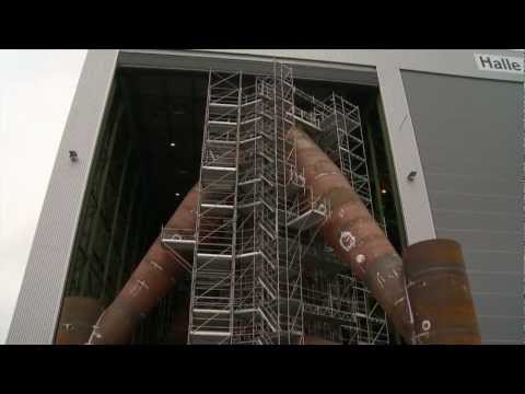 Stadtwerke-Baustelle auf hoher See - Errichtung Offshore Windpark