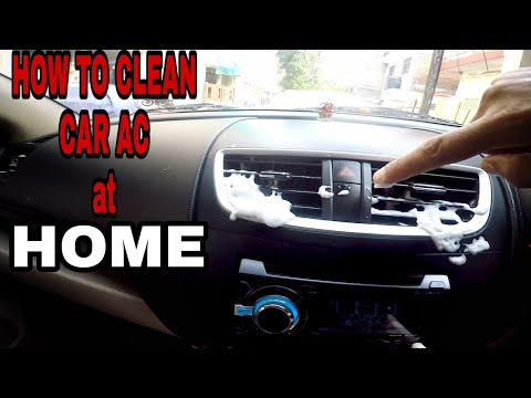 How to Clean the Car AC at Home