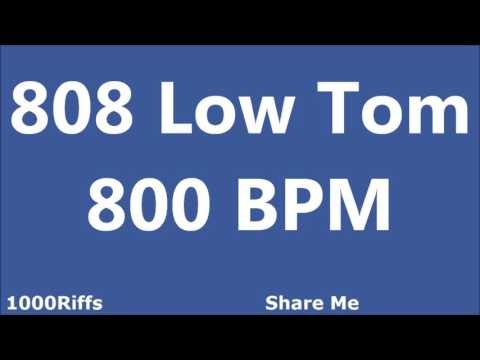 808 Low Tom Metronome : 800 BPM