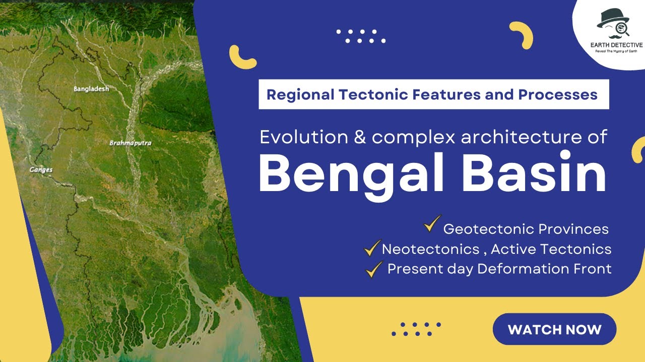 Tectonic Evolution of Bengal Basin | Regional Tectonic Features and Processes | Geotectonic Province