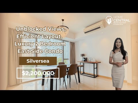 Silversea: 2-Bedroom With Rare Layout Luxury Waterfront Condo with Unblocked Views In The East