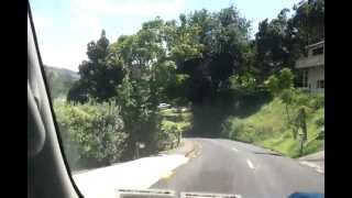 preview picture of video 'Descending Bluff Road at Tairua, Coromandel Peninsular, NZ.'