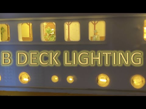 Radio Control Trumpeter 1:200 Titanic Build Part 26 - B Deck Lighting