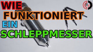 Wie funktioniert ein Schleppmesser CNC Vinyl Cutter Folienschneider Schneidplotter Plotter Messer