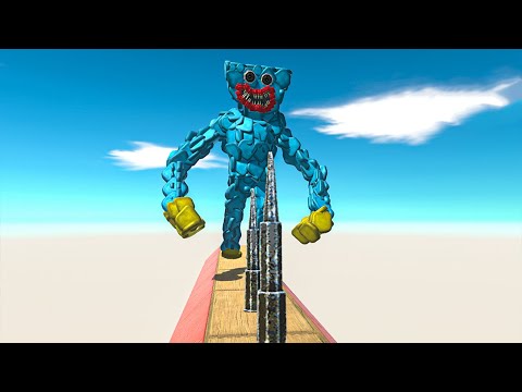 HUGGY WUGGY in SPIKE TRAP - Animal Revolt Battle Simulator ARBS