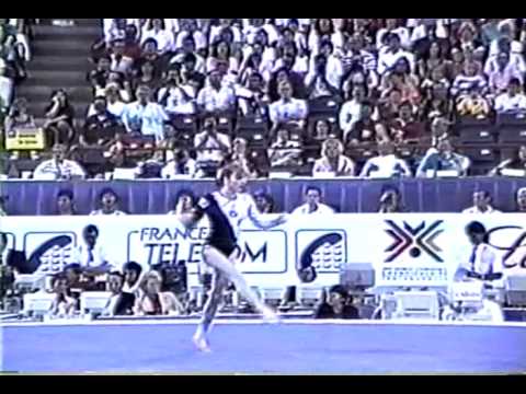 1st Team URS Natalia Kalinina FX - 1991 World Gymnastics Championships 9.775