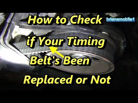 How to Tell if Your Timing Belt's Been Replaced