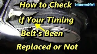 How to Tell if Your Timing Belt