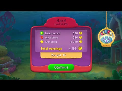 @Fishdom Level 10656 - Hard Level 10659