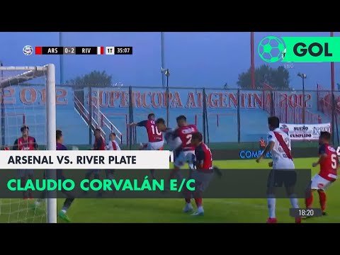 Claudio Corvalán E/C (0-2) Arsenal vs River Plate | Fecha 24 - Superliga Argentina 2017/2018