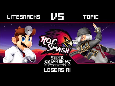 liteSnacks (Dr. Mario) vs Topic (Sheik) | Roc Smash 89 - Losers R1