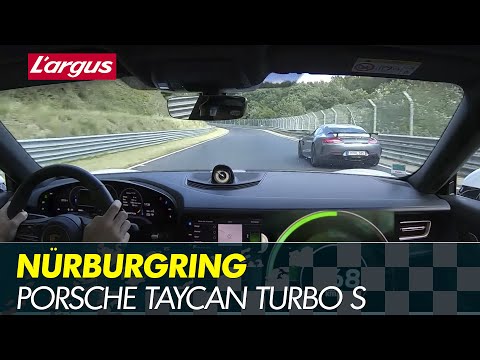 Porsche Taycan Turbo S vs 911 GT3, AMG GT R, M2 at the Nürburgring nordschleife