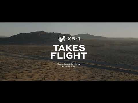 XB-1 Takes Flight