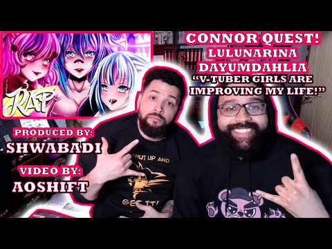 Connor Quest! ft. LulunaRina, DayumDahllia " V-TUBER GIRLS ARE IMPROVING MY LIFE!" Red Moon Reaction