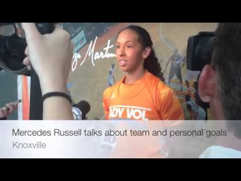 Tennessee freshman Mercedes Russell talks about team and personal goals