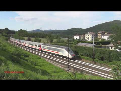 INTERCITY SUN IN TRANSITO NEL CURVONE DI RIGOROSO. (AL) SAB. 10 - 7 - 2021.