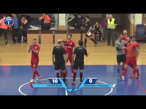 Futsal LIVE Liga1: CS United Galaţi  -  Informatica Timisoara