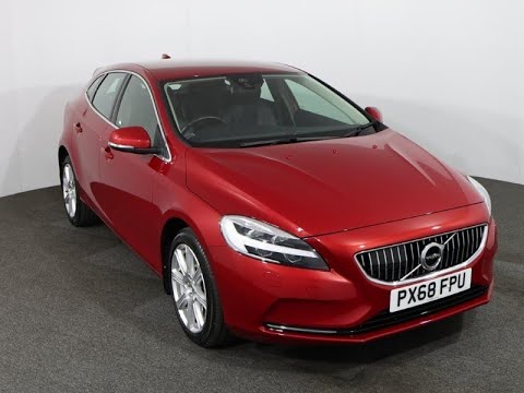 VOLVO V40 T3 [152] Inscription Finished In Fusion Red Metallic Paint. Reg PX68FPU