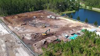 Silverleaf St  Johns County Drone July 2018 Early Infrastructure