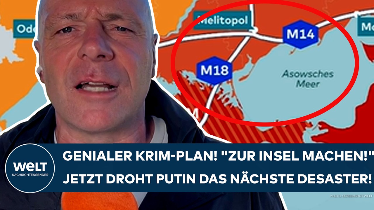 UKRAINE-KRIEG: Genialer Krim-Plan! "Zur Insel machen!" Jetzt droht Putin das nächste Desaster