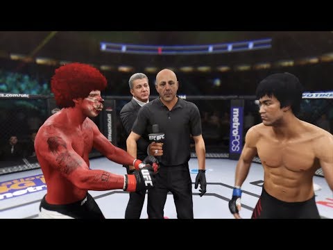 Bad Clown vs. Bruce Lee (EA sports UFC 2) - CPU vs. CPU