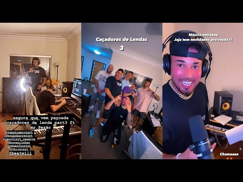 OS HUNTERS FORAM GRAVAR A PARTE 3 DA MÚSICA CAÇADORES DE LENDAS *Em breve música nova*