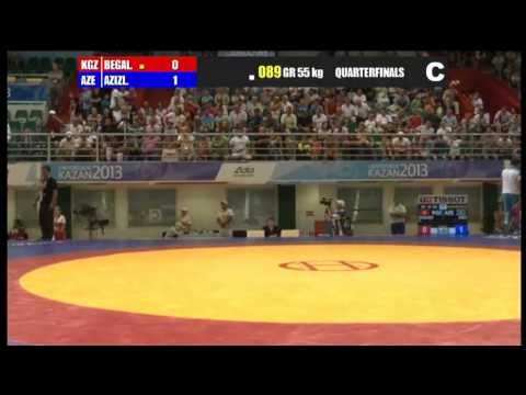Kazan-2013 / Eldaniz Azizli (AZE) - Eldiyar Begaliev (KGZ) - 1/4 final