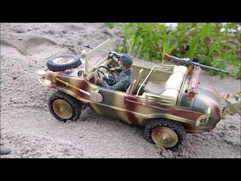 Torro VW Schwimmwagen "Schwimmkübel" VW 166.Test am See.Teil 2,PT2 VW swimming car.Test at the lake.