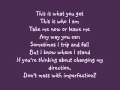 Saving Jane-Imperfection lyrics 