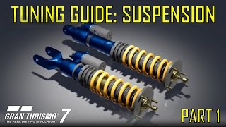 How to Tune SUSPENSION | Part 1: Springs and Dampers | Gran Turismo 7 Tuning Guide