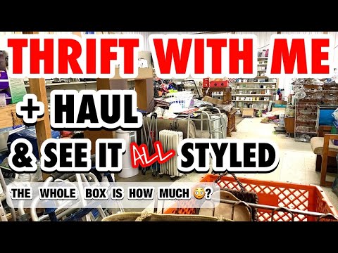 Are you ready? THRIFT with me today! I found two &  I have a HAUL * STYLING ALL MY DECOR *