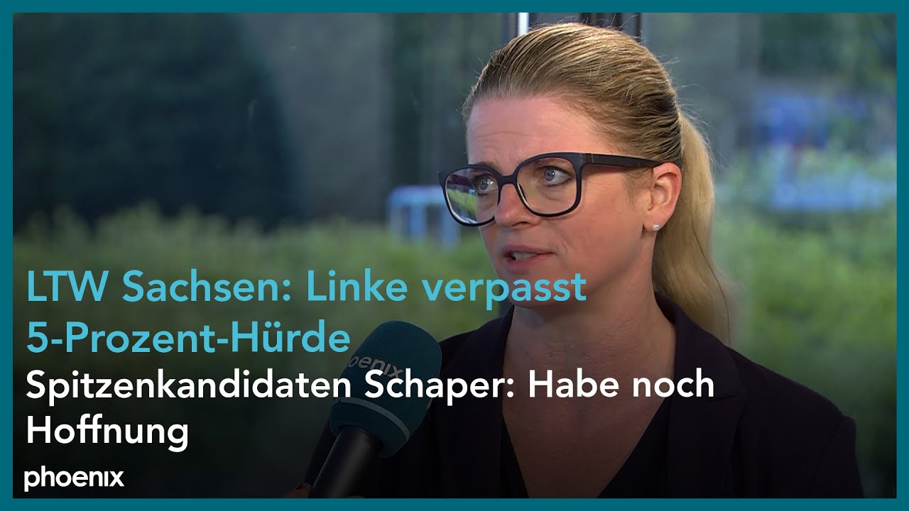 Sachsen-Wahl: Susanne Schaper (Die Linke) zu den Verlusten ihrer Partei | 01.09.2024