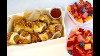 シドニー名物、ソーセージロールを作ってみました：2023年冬にあったVivid Sydneyというライティングイベント用のお弁当