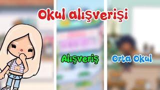 OKUL ALIŞVERİŞİ 🏫||Orta Okul 👩🏼‍🎓||Türkçe🇹🇷✨||Sesli🔊🎀 @QuennAnna7676