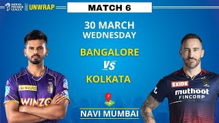 DNA IPL Unwrap, RCB vs KKR: Bangalore vs Kolkata, Match Prediction, Fantasy XI, Analysis