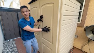 Things I WISH I KNEW BEFORE getting the Rubbermaid 5x4 Shed!